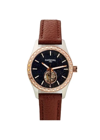 Женские механические часы Lady Elite Leather Classic, 2 ремешка Carnival (392077216)