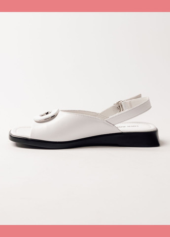 Белые босоножки женские белые кожа Lola Andy с ремешком