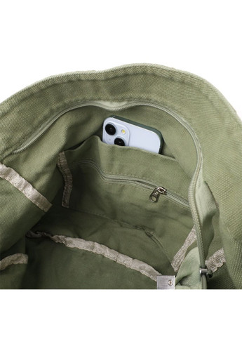 Сумка крос-боді через плече жіноча текстильна середня Оливковий 38247 Vintage (355245178)