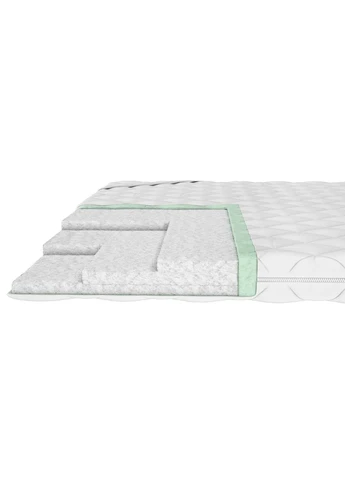 Тонкий матрац-топер, 70x190 см PURPLE Sleep Active зелений чай (392319082)