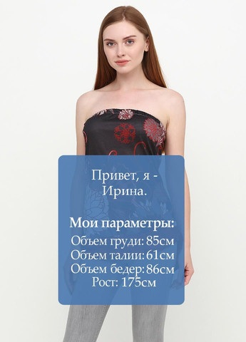 Топ Чорно-червоний Smash (322113251)