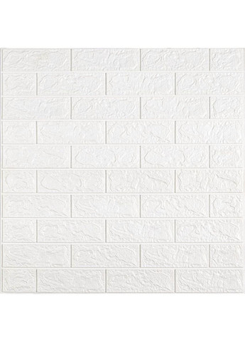R001-2 Панель стінова у рулоні 3D 700х3080х2мм Біла Цегла SW-00002534 Sticker Wall (362094948)