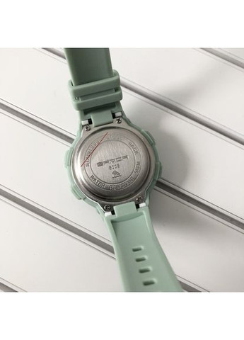 Годинник 6005 Green кварцовий для жінок спортивний з функціями будильника та підсвічування ProDobro (367267406)