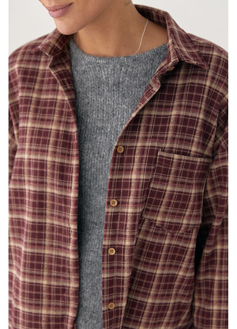 Бордовая рубашка Lurex