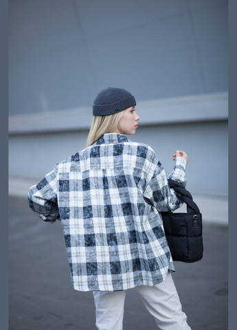 Черная кэжуал рубашка в клетку JUGO с длинным рукавом