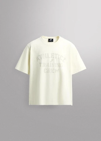 Молочна футболка Zara