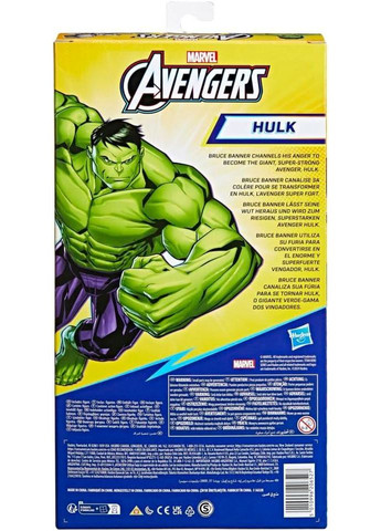 Ігрова фігурка Халк 30 см Оригінал Marvel Avengers Titan Hero Hulk 12" Action Figure Hasbro (372600467)