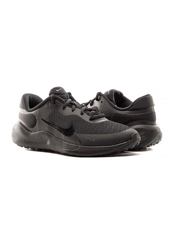 Черные демисезонные детские кроссовки revolution 7 черный Nike