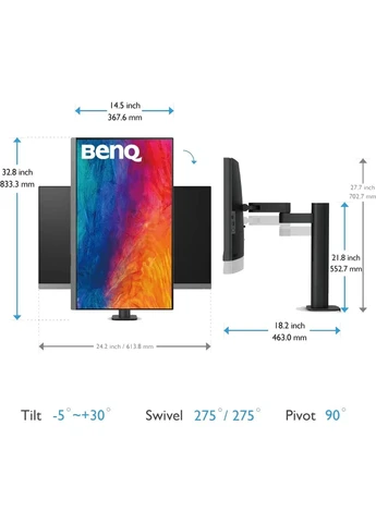 Монитор 27" PD2706UA (9H.LLKLB.QEE) [147882] BenQ (400981896)