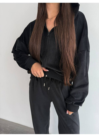 Женский велюровый костюм на меху – стиль и тепло в одном No Brand (365804787)