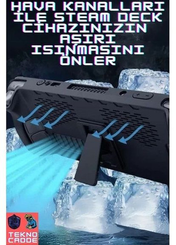 Захисний чохол бампер з підставкою для Steam Deck No Brand (300657761)