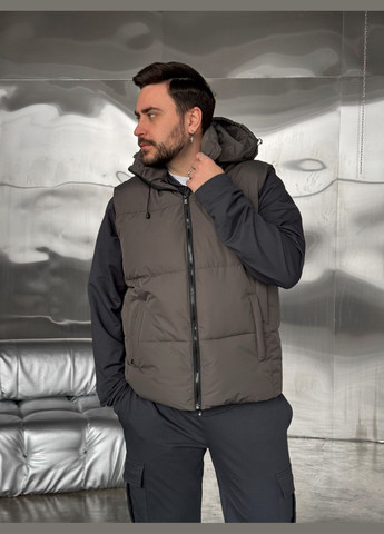 Комплект жилетка сірий графіт Easy + костюм Jack на блискавці сірий No Brand (329995303)