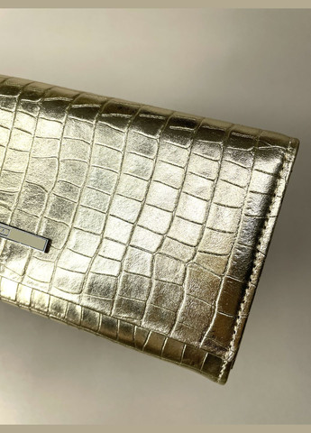 Гаманець жіночий шкіряний лак під рептилію великий Karya Гаманець (345600552)