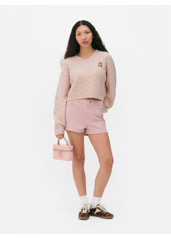 Світло-рожевий пуловер демісезон,світло-рожевий з принтом, Primark