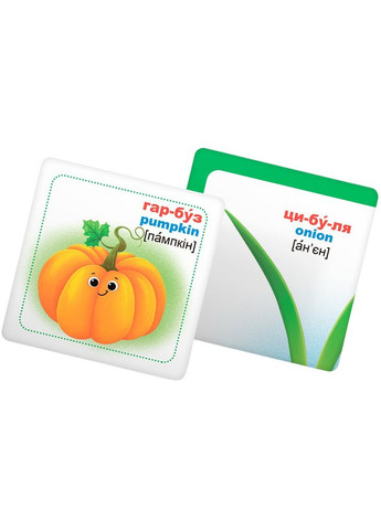 Картки Розумні картки. Фрукти та овочі 30 шт (9789669875464) Кристал Бук (365750477)