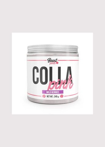 Коллаген+ гіалуронова кислота BeastPink Colla Pink 240 г (виноград) GymBeam (346514152)