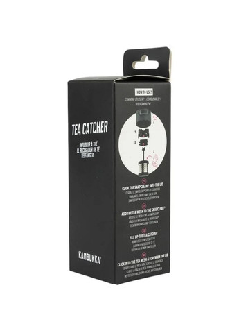 Чайний заварник з сіточкою для термокружки Etna чорний 11-01054 Kambukka (316467643)