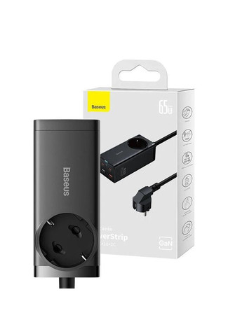 Зарядний пристрій 65 W GaN3 Pro (PSZM000901 ) + кабель чорний Baseus (279554954)