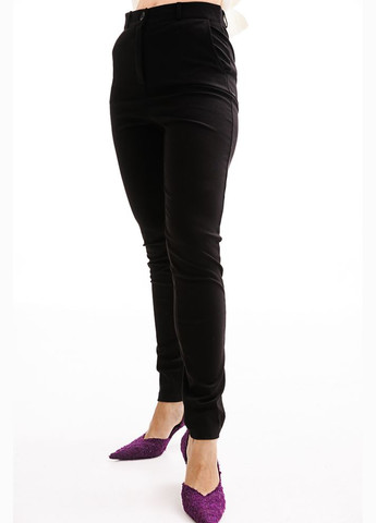 Трикотажні жіночі штани, що облягають чорні Arjen (289787585)