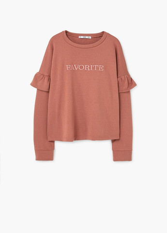 Темно-бежевий світшот Mango однотонний (352246974)