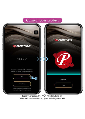 Виброяйцо с электростимуляцией Doreen с приложением, фиолетовое, 3.2 см Pretty Love (361670130)