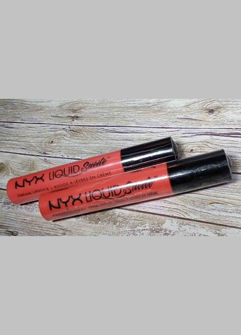 Рідка помада для губ Liquid Suede Cream Lipstick (4 мл) LIFE'S A BEACH BRIGHT CORAL (LSCL02) Nyx (278773484)