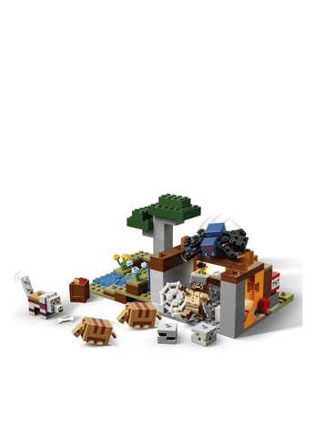 Конструктор Minecraft, Шахтна експедиція «Броненосець» колір різнокольоровий CB-00269185 Lego (319053017)