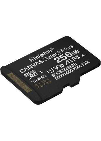 Memory card microSDXC 256GB Canvas Select Plus Gen3 C10 A1, Retail Kingston (367073336)
