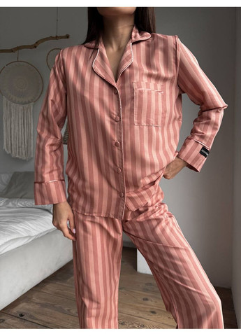 Коралловая женская пижама No Brand