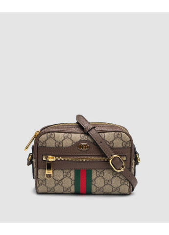 Сумка женская Beige Ebony GG Supreme Canvas and Leather Mini Ophidia Crossbody Bag No Brand (355343141)