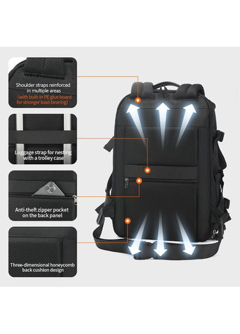 Рюкзак 15.6" Black (T-B9235Black) Tigernu T-B9235 (357475103)