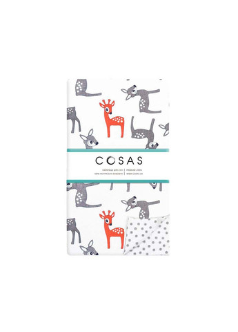 Дитяча постільна білизна в ліжечко Bambi 110х140 см Cosas (307368586)