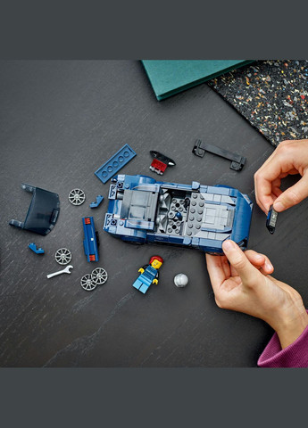 Конструктор Speed Champions Спортивний автомобіль Ford Mustang Dark Horse 344 деталі (76920) Lego (339781455)