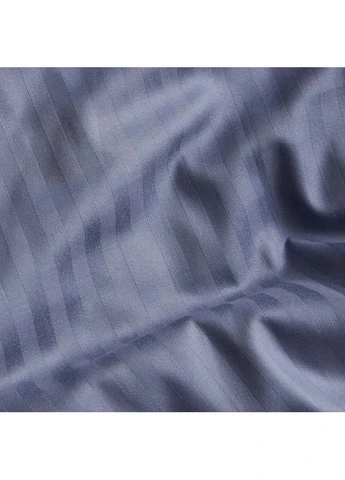 Комплект постельного белья Satin Stripe King Size 220x240 наволочки 4х70х70 (MS-820017084) Moon&Star Ocean Steel (400231255)