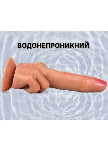 Великий фалоімітатор для фістингу Dildo Middle Finger 210*37 mm We Love (323222562)