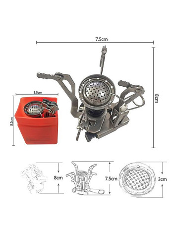 Туристическая горелка горелка портативная из нержавеющей стали SRLT-1002 SEAROCK (366089828)