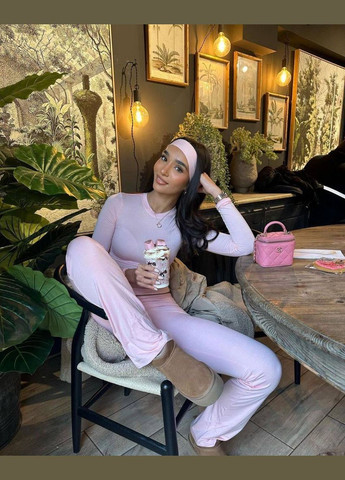 Жіночий костюм двійка лонгслів та лосини MonCher (332615228)