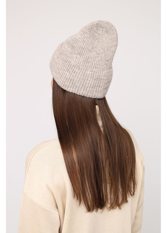Шапка жіноча колір капучино ЦБ-00280592 Yuki (366037967)