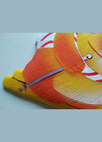 Керамическое настенное панно "Котик на лыжах" Коти&Ангели (315049157)