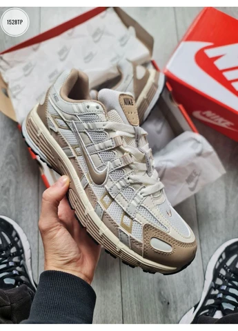 Бежевые летние кроссовки nike p-6000 hangul day beige brown найк п-6000 No Brand