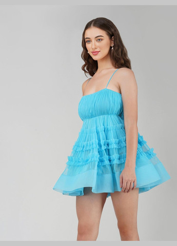 Голубое платье Lace & Beads