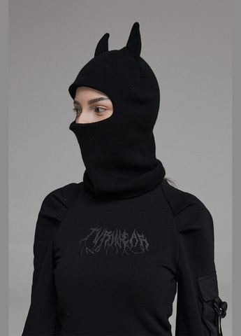 ТУР балаклава чорного кольору унісекс "бет" однотонний чорний виробництво - Україна