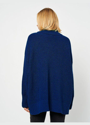 Синій демісезонний светр-туніка у складі з вовною C&A