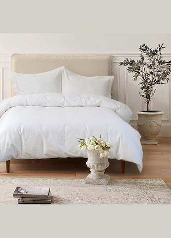 Постельное белье сатин Home - White Collection Classic евро Lotus (299705020)