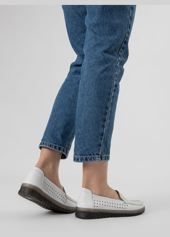 Белые мокасины (2440т) Lifexpert