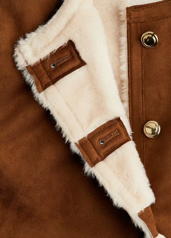 Коричнева демісезонна куртка H&M