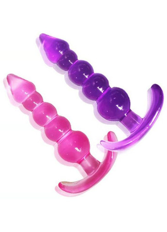 Анальний пробка, анальний стимулятор з кульками, анальний ланцюжок, 10008 Soft Touch (289870159)