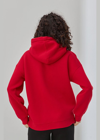 Комфортне худі для вагітних і годуючих з начосом червоне Юла мама (305214852)