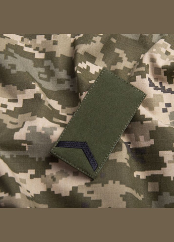 Шеврон нашивка на липучці погон звання ЗСУ Старший солдат 5х10 см IDEIA (275870156)