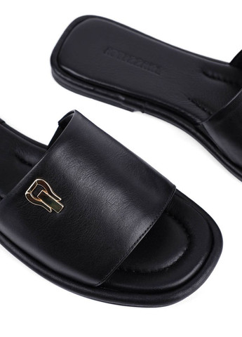 Жіночі Шльопанці 022 405 Чорний Шкіра Attizzare (330179834)